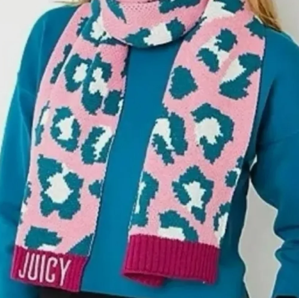 Juicy Couture Animal Print Scarf